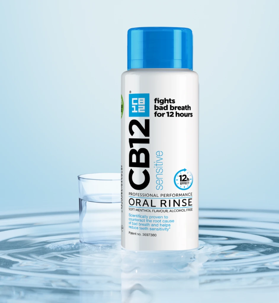 CB12 Sensitive: 3-in-1 Mouthwash for Breath & Sensitivity